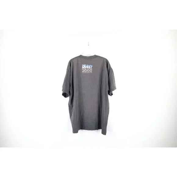 Vintage 90s Winterland Mens XL Faded Heavy Metal 2000 Movie Comic T-Shirt Black